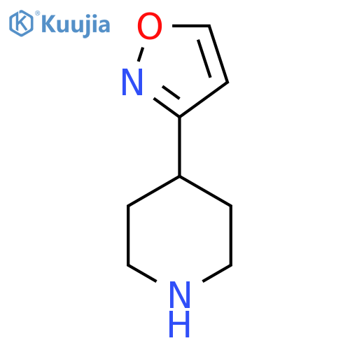 4-(1,2-oxazol-3-yl)piperidine structure