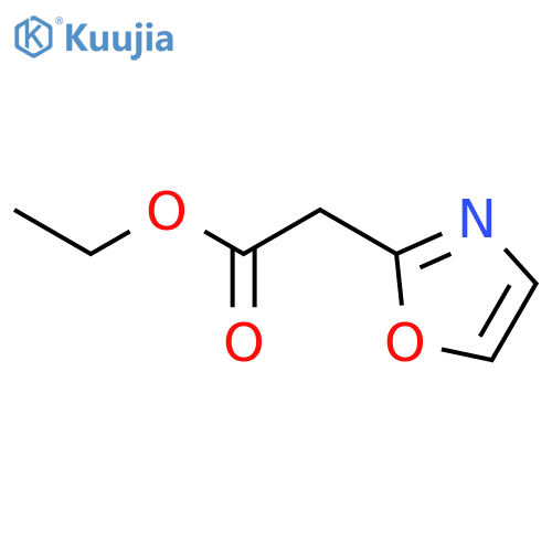 ethyl 2-(1,3-oxazol-2-yl)acetate structure