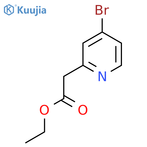 ethyl 2-(4-bromo-2-pyridyl)acetate structure