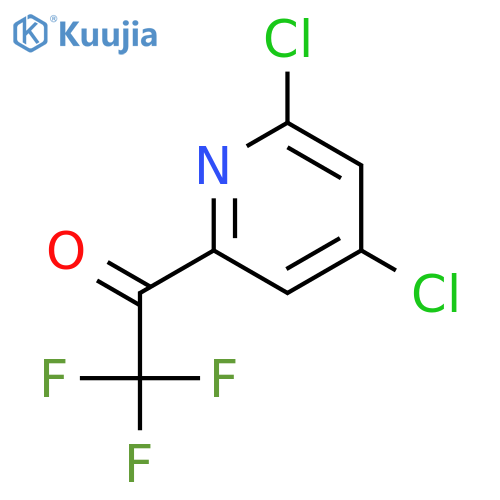 1-(4,6-dichloropyridin-2-yl)-2,2,2-trifluoroethan-1-one structure
