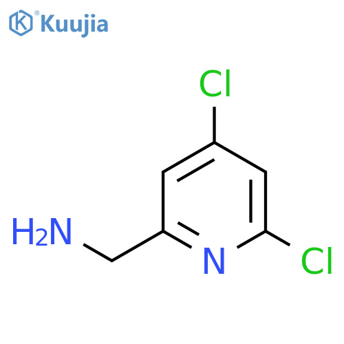 (4,6-dichloropyridin-2-yl)methanamine structure