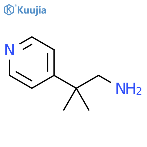 2-methyl-2-(pyridin-4-yl)propan-1-amine structure