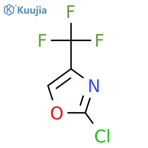 2-Chloro-4-(trifluoromethyl)oxazole structure