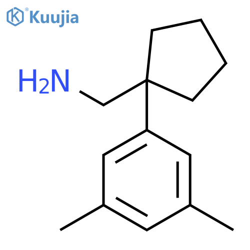 1-1-(3,5-Dimethylphenyl)cyclopentylmethanamine structure
