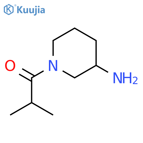 1-Isobutyrylpiperidin-3-amine structure