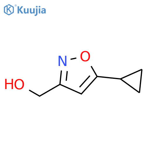 (5-Cyclopropylisoxazol-3-yl)methanol structure