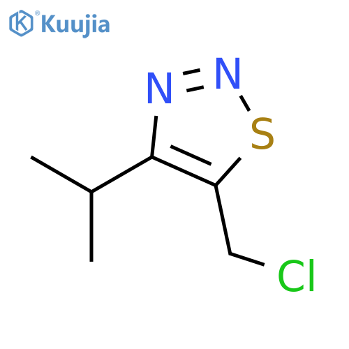 5-(Chloromethyl)-4-isopropyl-1,2,3-thiadiazole structure