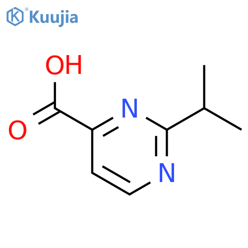 2-(propan-2-yl)pyrimidine-4-carboxylic acid structure