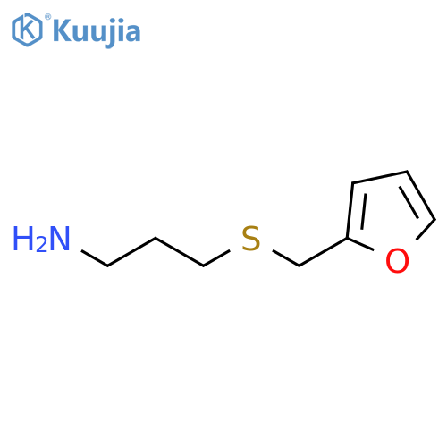 3-(2-Furylmethyl)thio-1-propanamine structure