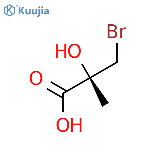 (2S)-3-Bromo-2-hydroxy-2-methylpropanoic Acid structure