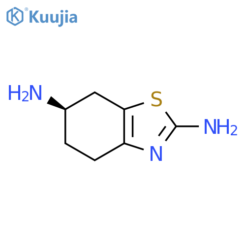 (6R)-4,5,6,7-tetrahydro-1,3-benzothiazole-2,6-diamine structure