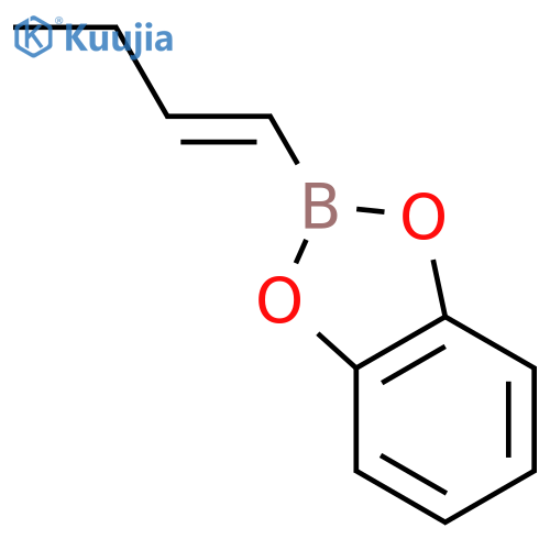 (E)-2-(1-Butenyl)-1,3,2-benzodioxaborole structure