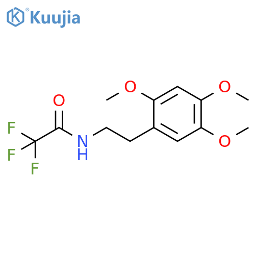 Acetamide, 2,2,2-trifluoro-N-[2-(2,4,5-trimethoxyphenyl)ethyl]- structure