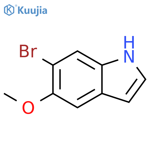 6-Bromo-5-methoxy-1H-indole structure