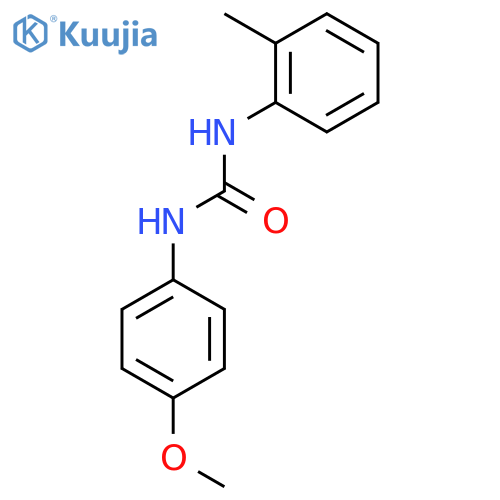 1-(4-methoxyphenyl)-3-(2-methylphenyl)urea structure
