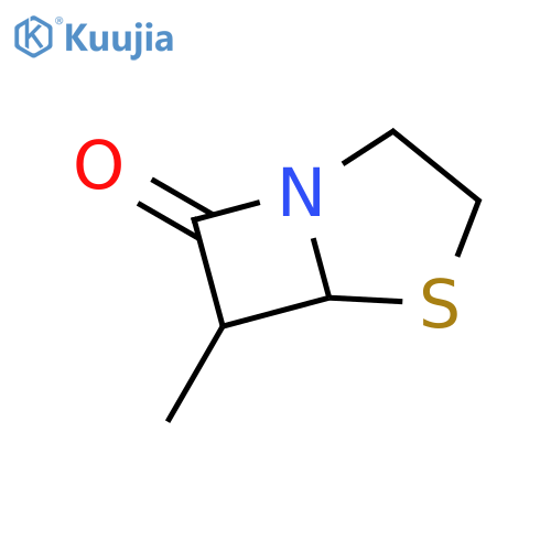 6-methyl-4-thia-1-azabicyclo[3.2.0]heptan-7-one structure