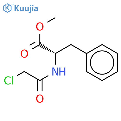 methyl 2-(2-chloroacetamido)-3-phenylpropanoate structure