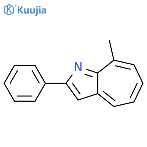Cyclohepta[b]pyrrole, 8-methyl-2-phenyl- structure