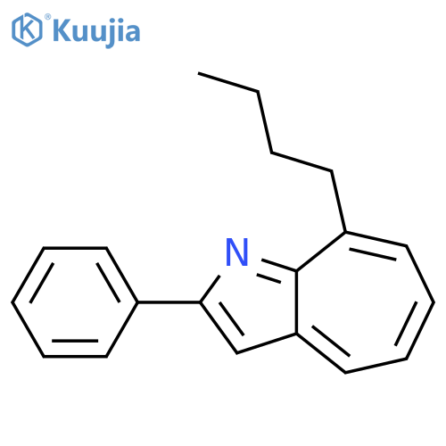 Cyclohepta[b]pyrrole, 8-butyl-2-phenyl- structure