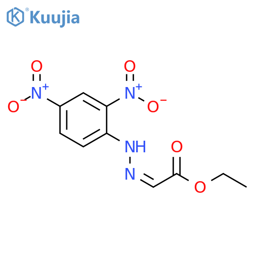 Acetic acid, [(2,4-dinitrophenyl)hydrazono]-, ethyl ester, (Z)- structure