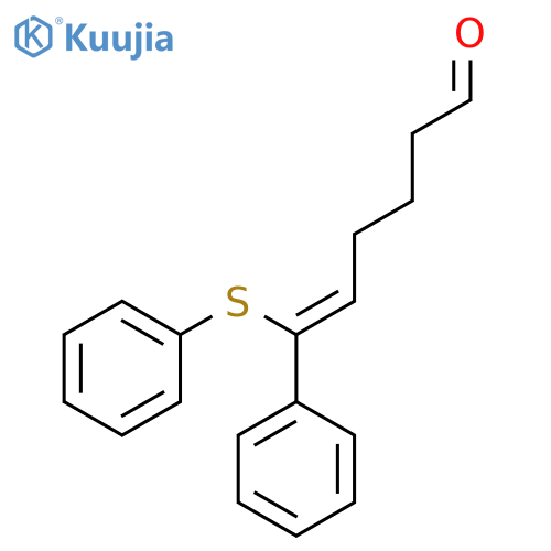 5-Hexenal, 6-phenyl-6-(phenylthio)-, (Z)- structure
