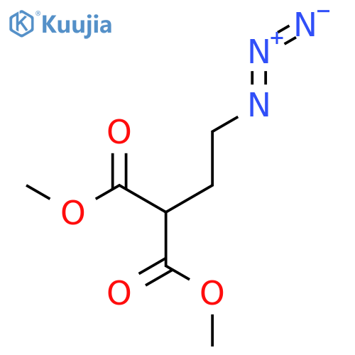 Propanedioic acid, (2-azidoethyl)-, dimethyl ester structure