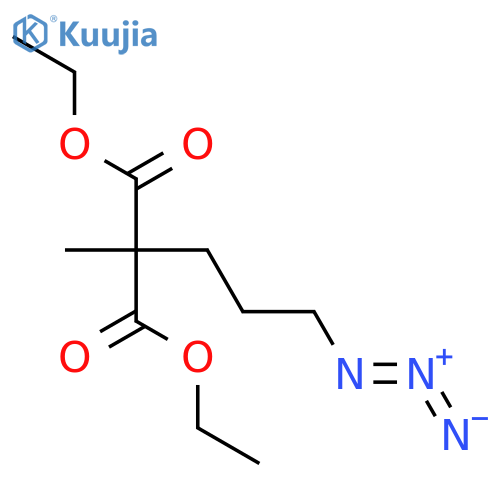 Propanedioic acid, (3-azidopropyl)methyl-, diethyl ester structure