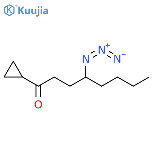 1-Octanone, 4-azido-1-cyclopropyl- structure