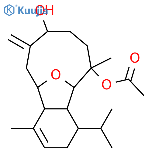6,13-Epoxy-3,8(19)-eunicelladiene-9,12-diol; (6α,9β,12β,13α)-form, 12-Ac structure