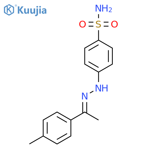 4-2-1-(4-Methylphenyl)ethylidenehydrazinylbenzenesulfonamide structure