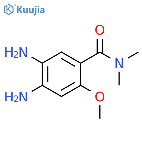 Benzamide, 4,5-diamino-2-methoxy-N,N-dimethyl- structure
