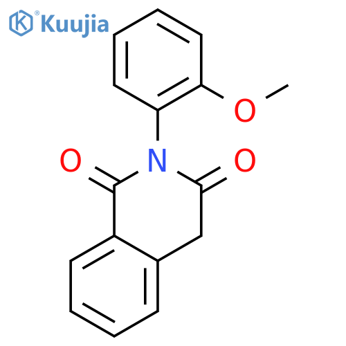2-(2-Methoxyphenyl)-1,2,3,4-tetrahydroisoquinoline-1,3-dione structure