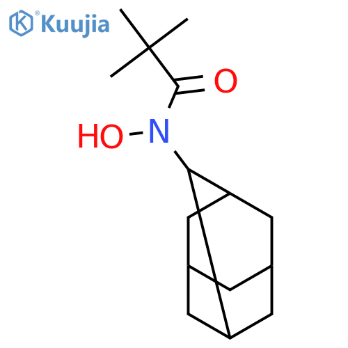 Propanamide, N-hydroxy-2,2-dimethyl-N-tricyclo[3.3.1.13,7]dec-2-yl- structure