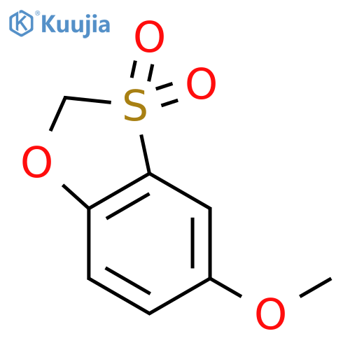 5-methoxy-1,3λ6-benzoxathiole 3,3-dioxide structure