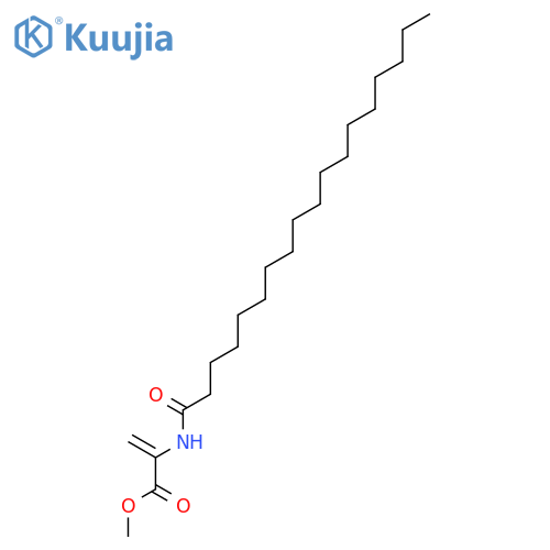 2-Propenoic acid, 2-[(1-oxooctadecyl)amino]-, methyl ester structure