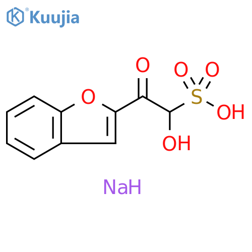 2-Benzofuranethanesulfonic acid, a-hydroxy-b-oxo-, monosodium salt structure