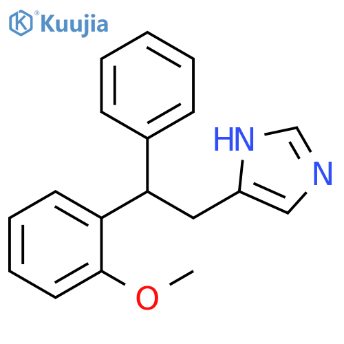 1H-Imidazole, 4-[2-(2-methoxyphenyl)-2-phenylethyl]- structure