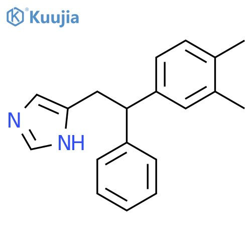 1H-Imidazole, 4-[2-(3,4-dimethylphenyl)-2-phenylethyl]- structure