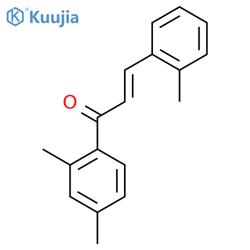 (2E)-1-(2,4-Dimethylphenyl)-3-(2-methylphenyl)prop-2-en-1-one structure