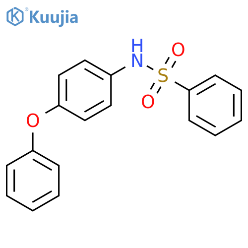 N-(4-phenoxyphenyl)benzenesulfonamide structure