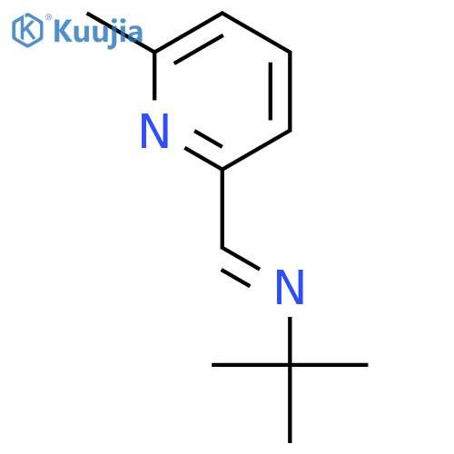 2-Propanamine, 2-methyl-N-[(6-methyl-2-pyridinyl)methylene]- structure