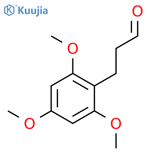 3-(2,4,6-trimethoxyphenyl)propanal structure