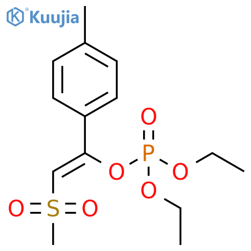 Phosphoric acid, diethyl 1-(4-methylphenyl)-2-(methylsulfonyl)ethenyl ester, (Z)- (9CI) structure