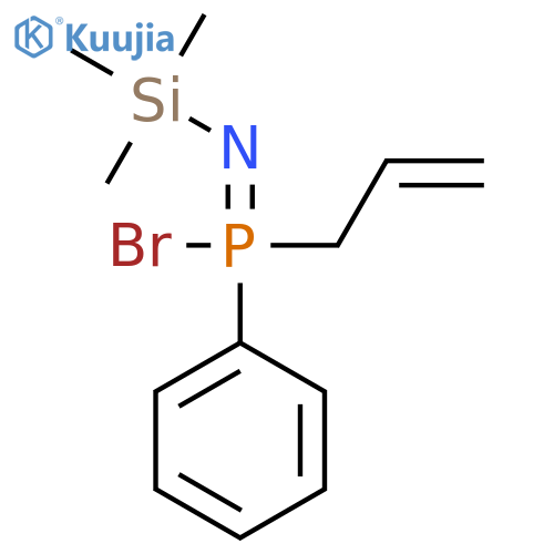 Phosphinimidic bromide, P-phenyl-P-2-propenyl-N-(trimethylsilyl)- structure