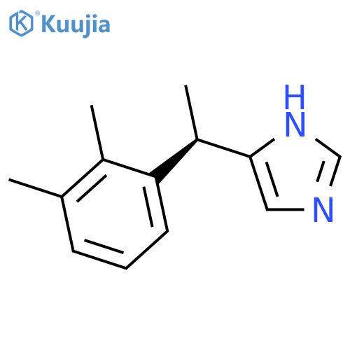 1-deoxy-1-(5-((1r)-1-(2,3-dimethylphenyl)ethyl)-1h-imidazol-1-yl)-beta-d-glucopyranuronic acid structure
