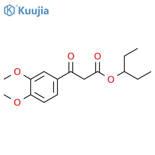 3-(3,4-Dimethoxyphenyl)-3-oxo-propionic Acid Ethylpropyl Ester structure