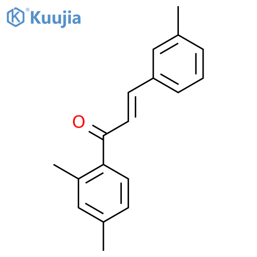 (2E)-1-(2,4-Dimethylphenyl)-3-(3-methylphenyl)prop-2-en-1-one structure