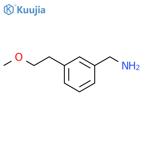 3-(2-Methoxyethyl)benzylamine structure