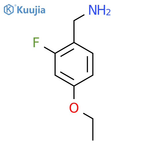 (4-Ethoxy-2-fluorophenyl)methanamine structure