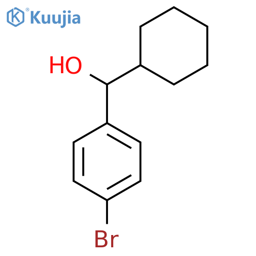 (4-Bromophenyl)(cyclohexyl)methanol structure